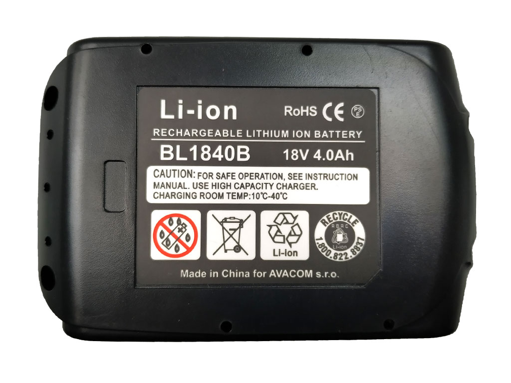 Akumulátor Makita BL 1830 18V / 4,0Ah Li-Ion, náhrada, články Samsung