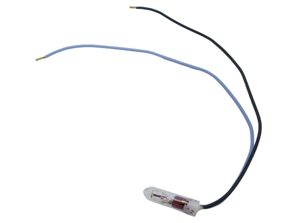 Doutnavka 230V, kontrolka s kabely - bez krytky