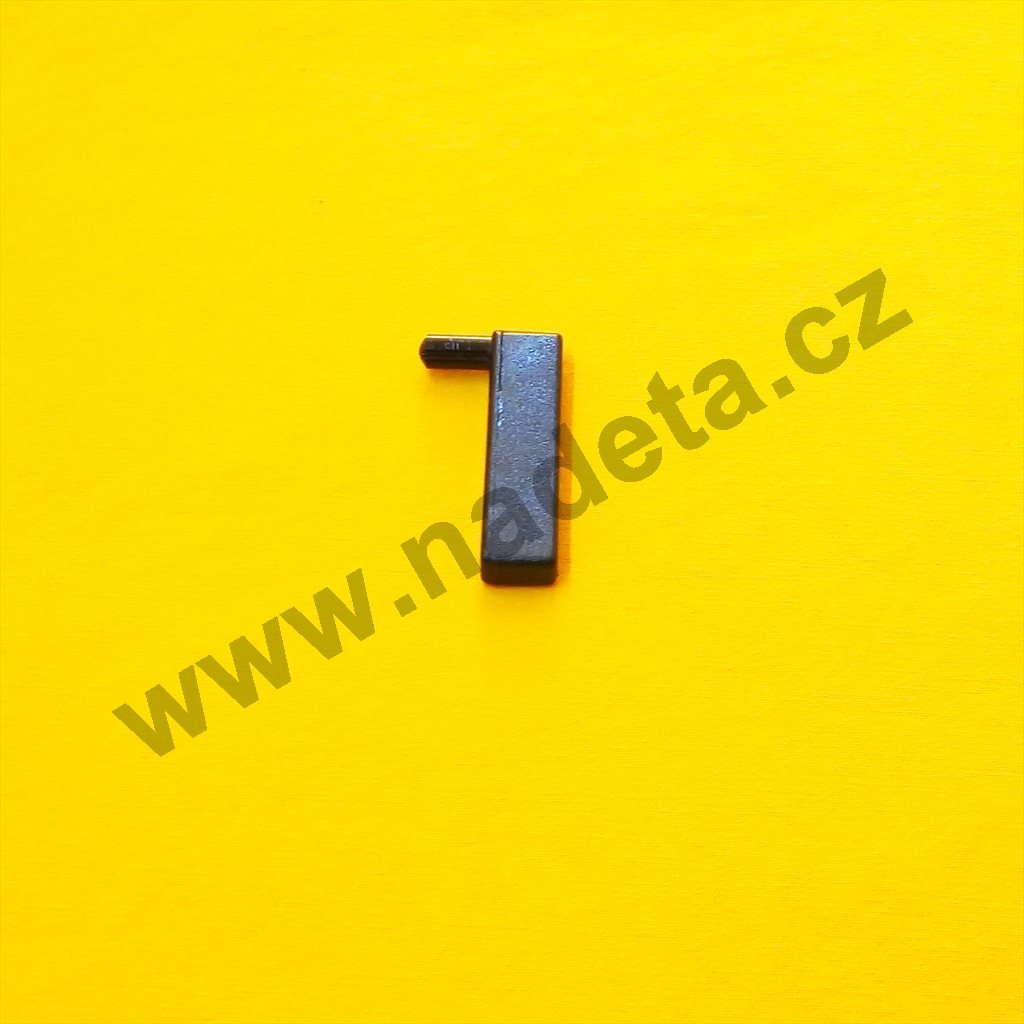 Držák skla levý černý digestoř MORA OP610X, 399379 Gorenje 