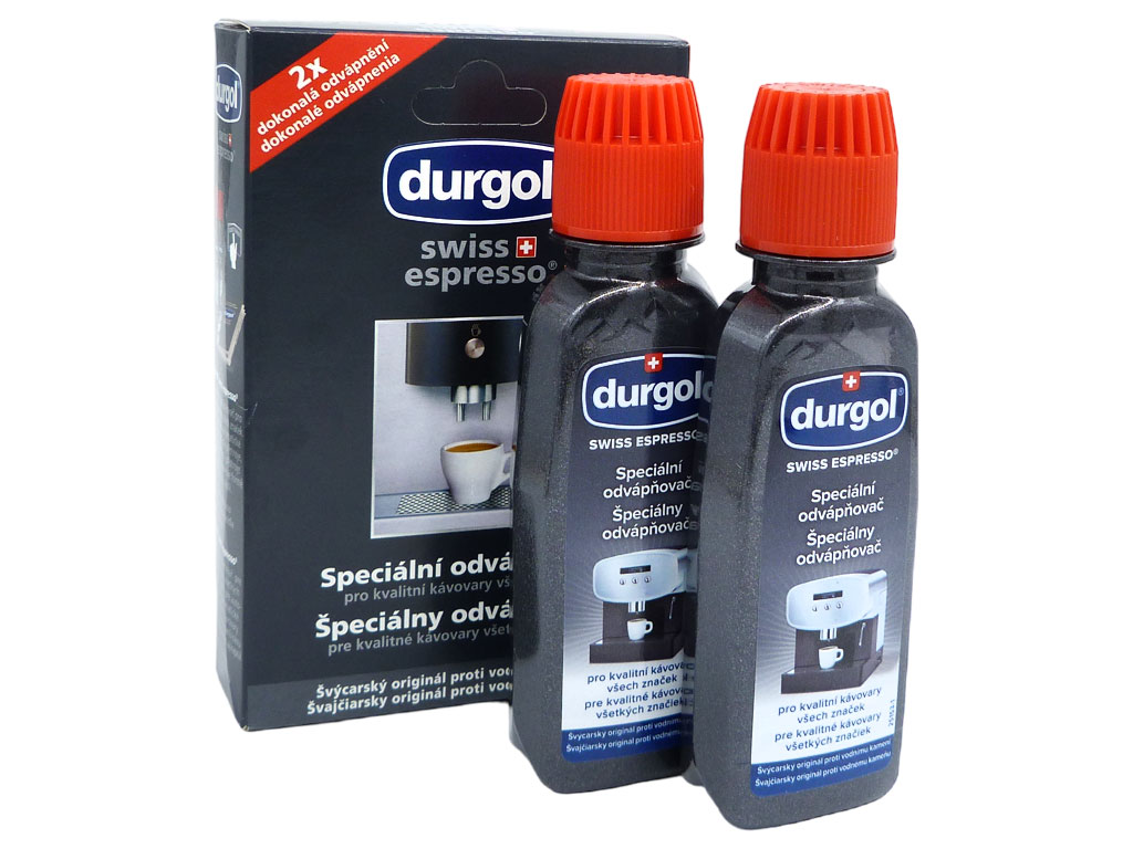 Durgol swiss espresso 2 x 125 ml, Durgol odvápňovač pro kávovary