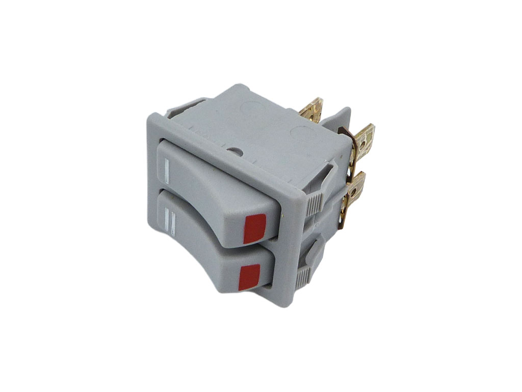 Dvojitý kolébkový přepínač výkonu 1000 / 2000W elektrického radiátoru, přímotopu