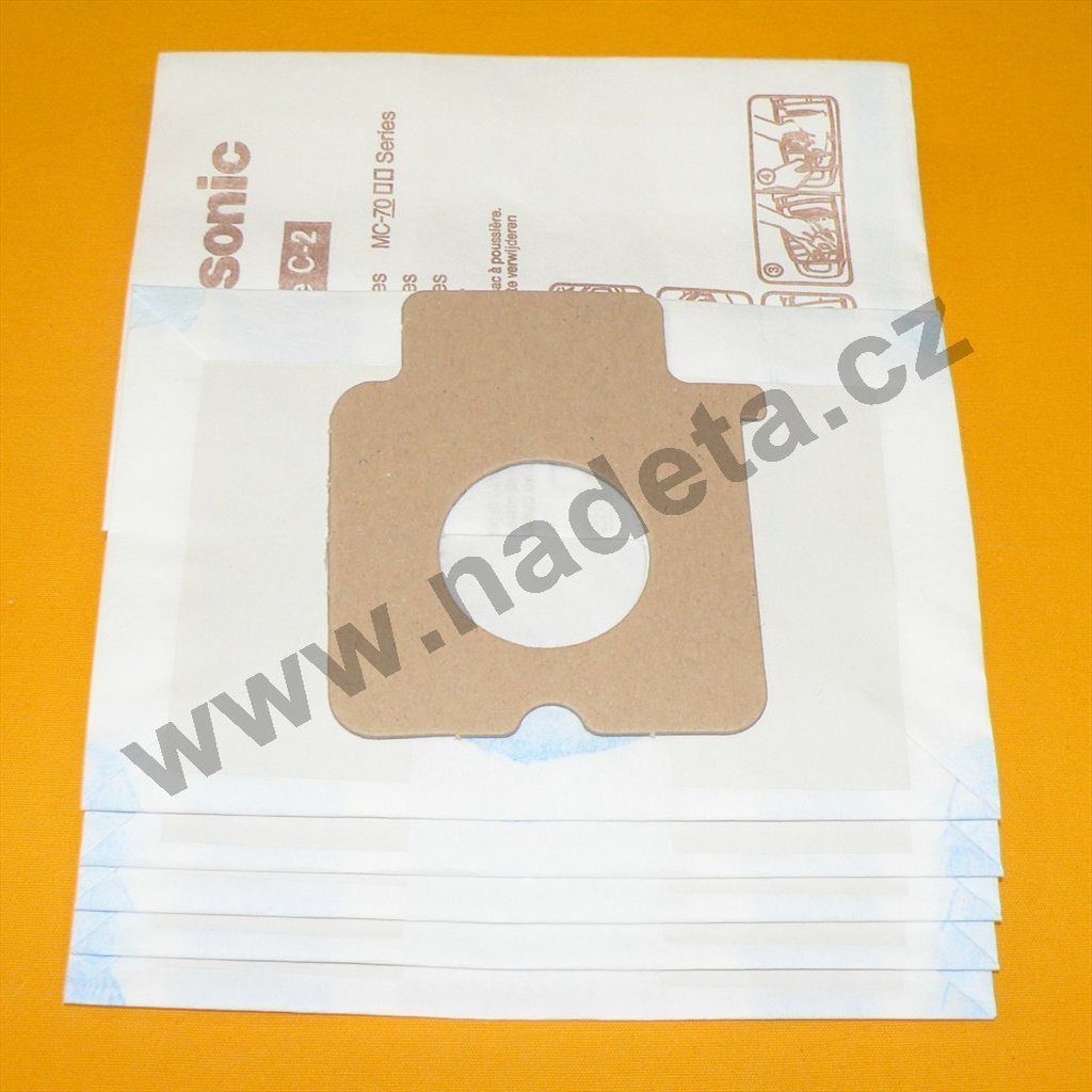 Filtr Panasonic serie MC E60-69, E70-79, 5ks, sáčky do vysavače