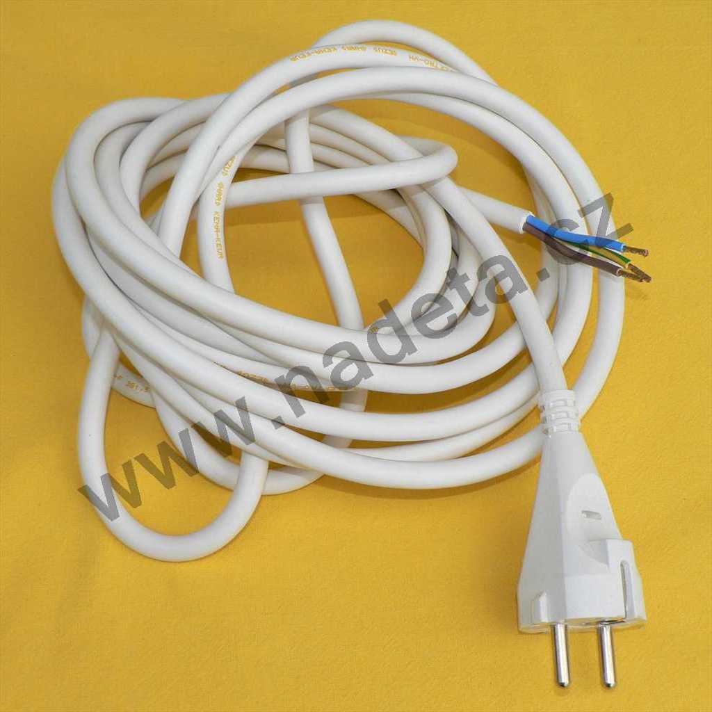 Flexo šňůra PVC 3x1,5mm 5m