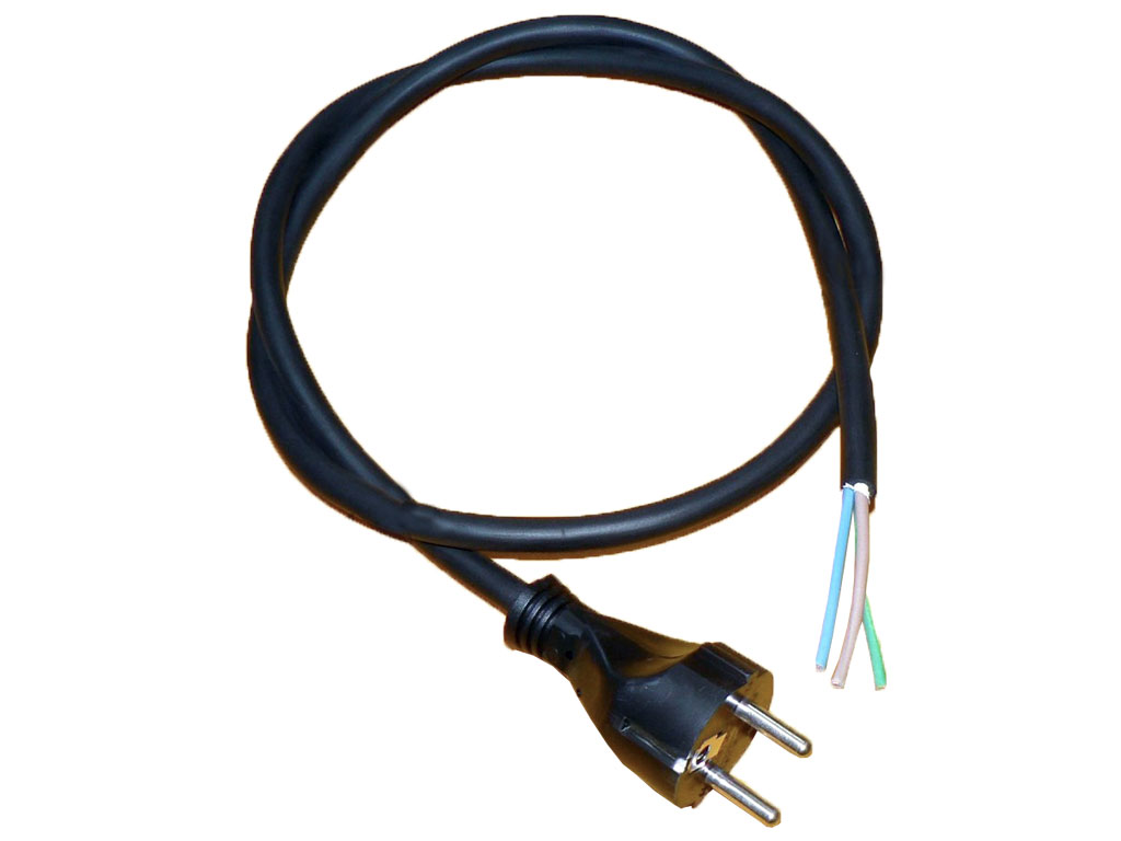 Flexo šňůra pryžová 3x1,5mm 1m