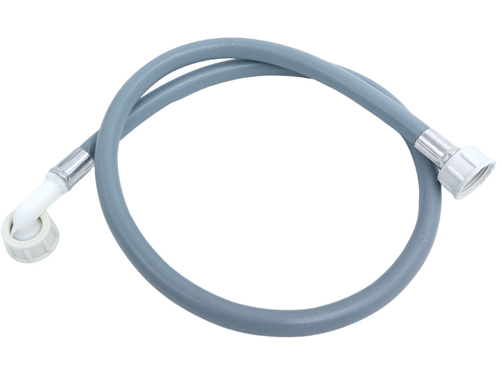 Hadice napouštěcí přívodní 1m, do pračky, koleno / přímá s těsněním