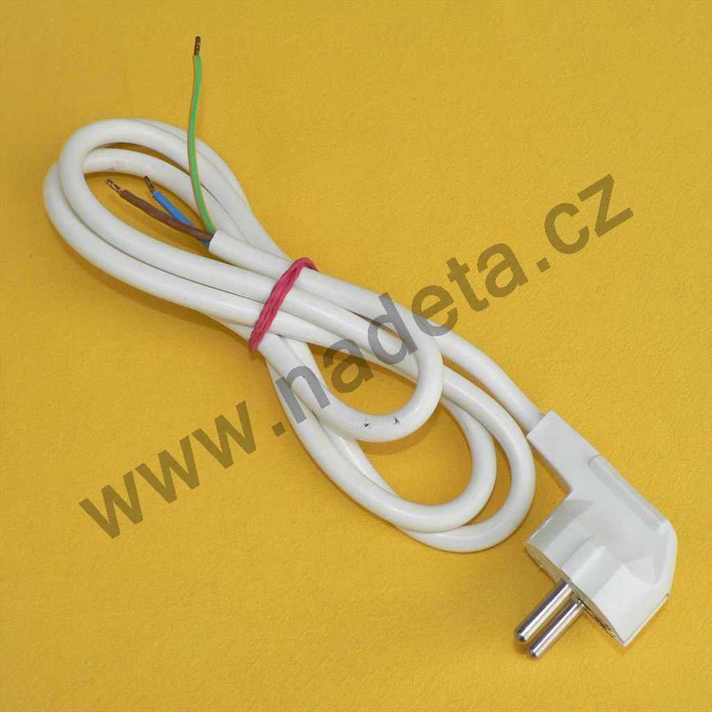 Kabel Flexo PVC 3 x 0,75 mm, 1 m, bílá