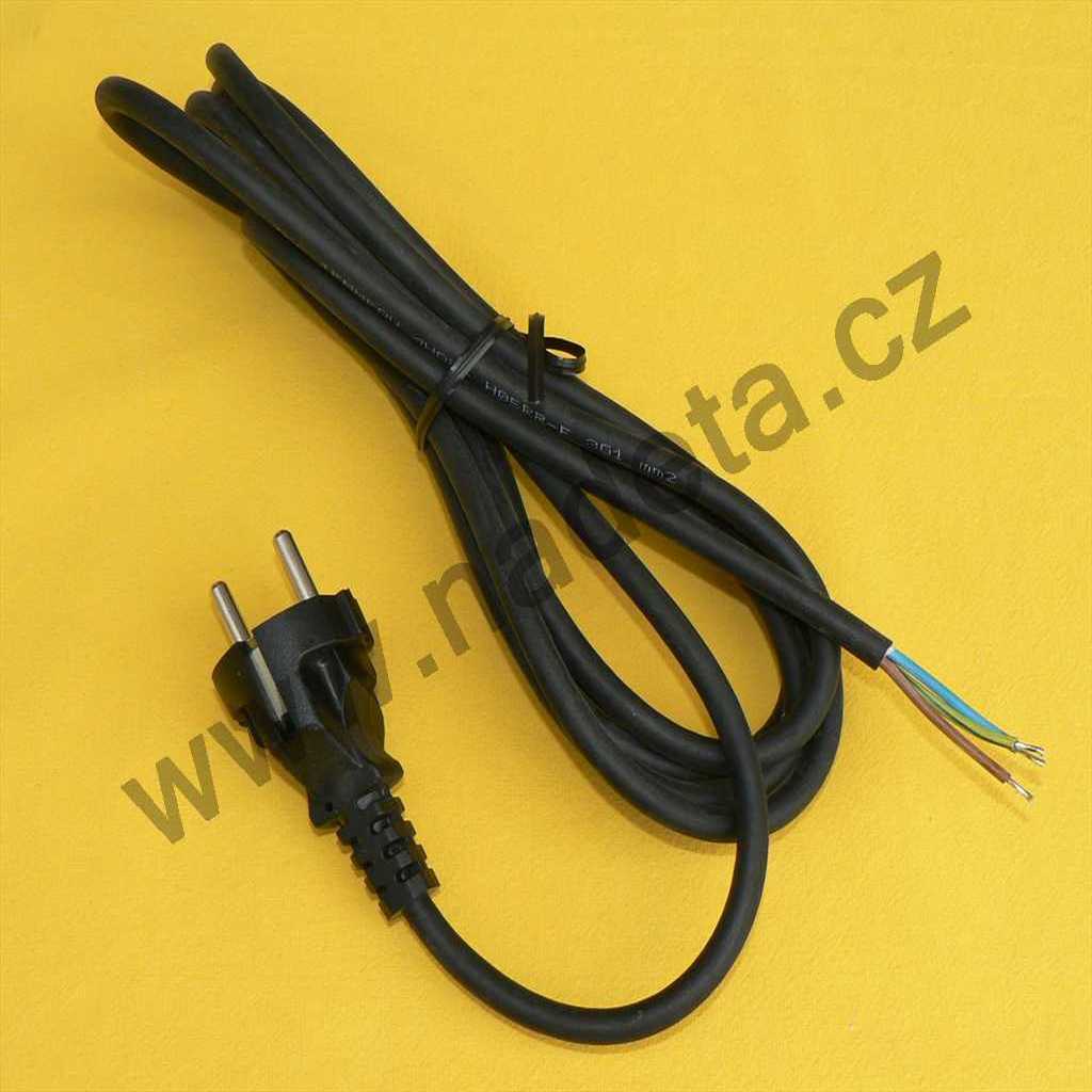 Kabel Flexo pryžový 3x1 mm, 3 m -1-1/3