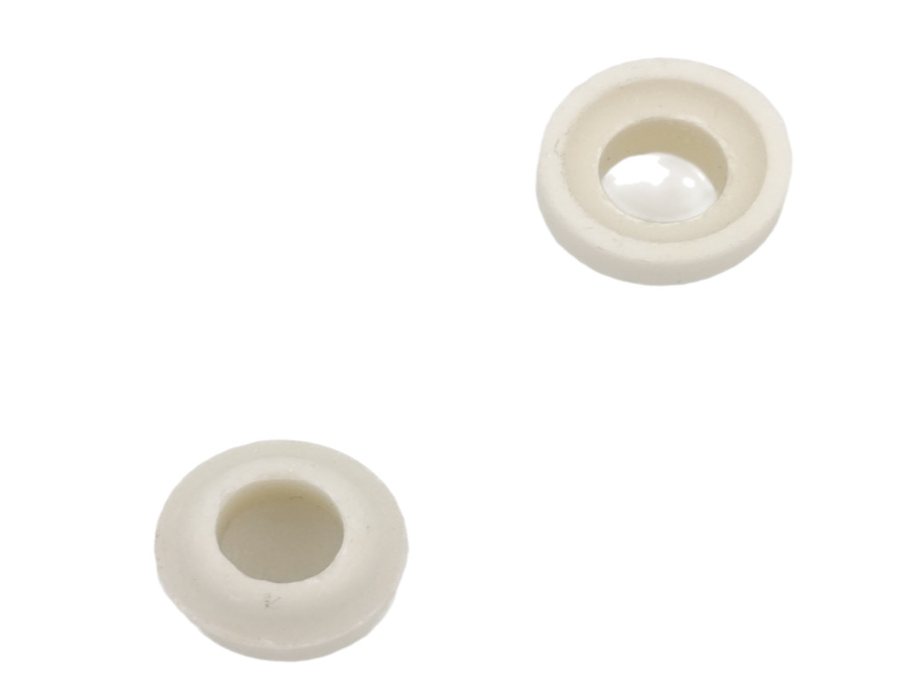 Keramický korálek Steatit d = 3,5 / 7 mm, balení 50 ks