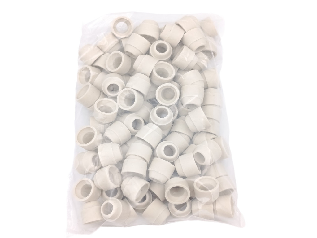 Keramický korálek Steatit d = 4 / 8mm, balení 50 ks