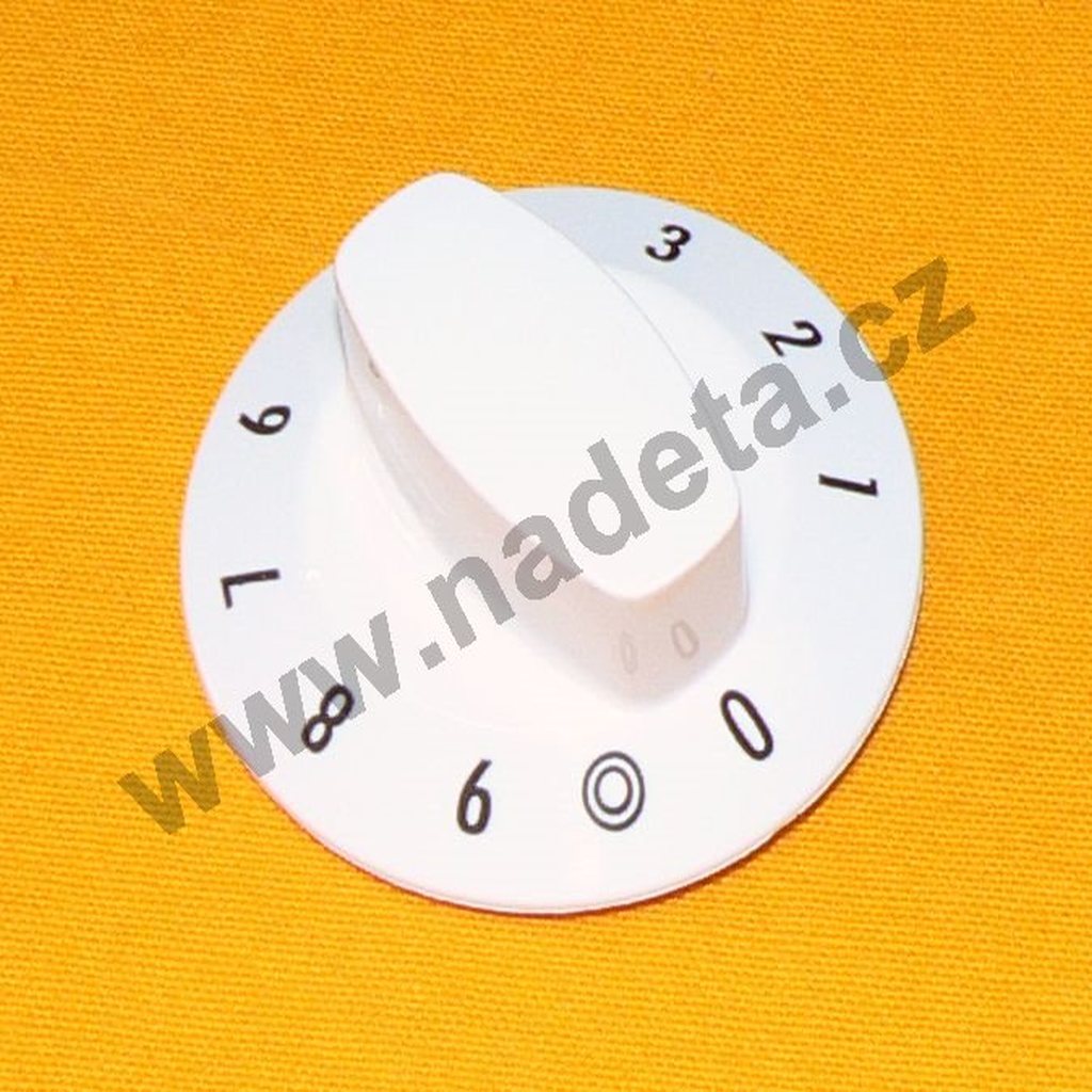 Knoflík bílý přepínače plotny DUO, sporák Gorenje EC7704W