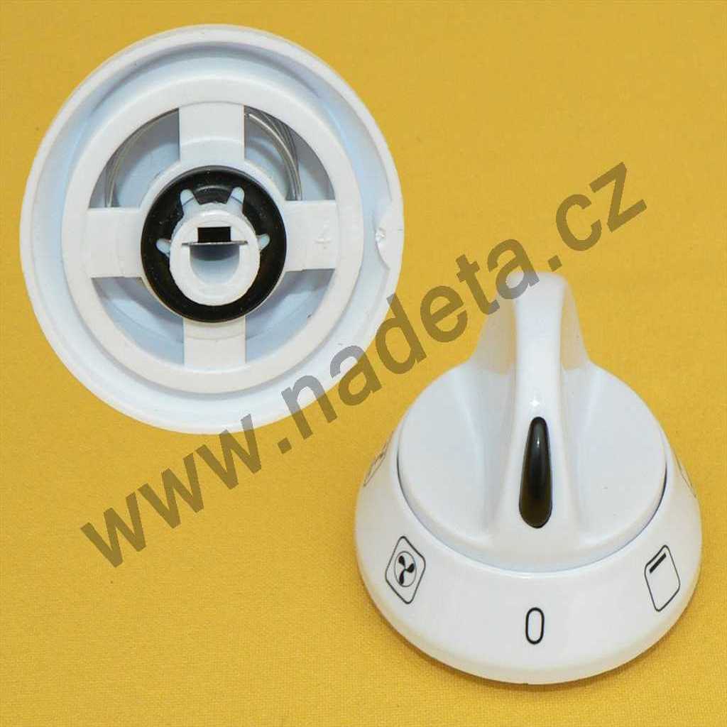 Knoflík bílý přepínače trouby GAS multifunkční Eu00, ANKA