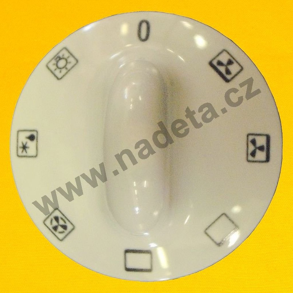 Knoflík bílý přepínače trouby Gorenje E53T1-E2, EC574W