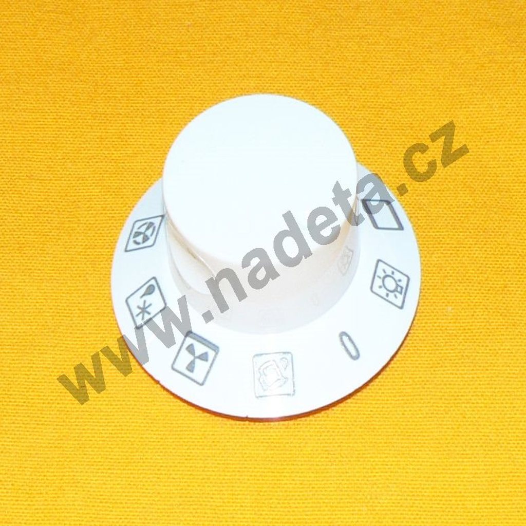 Knoflík bílý přepínače trouby Gorenje