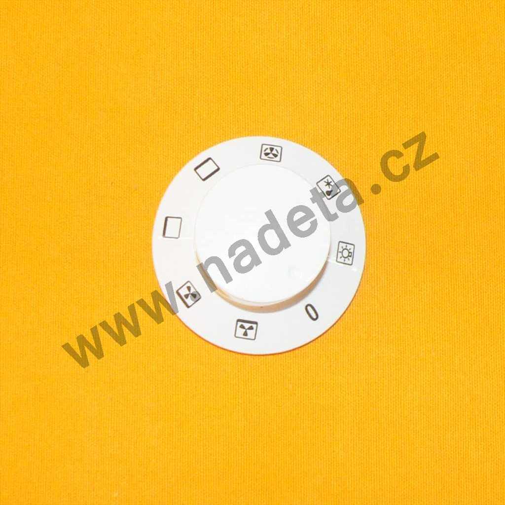 Knoflík bílý přepínače trouby sporák Gorenje E53T2-E2