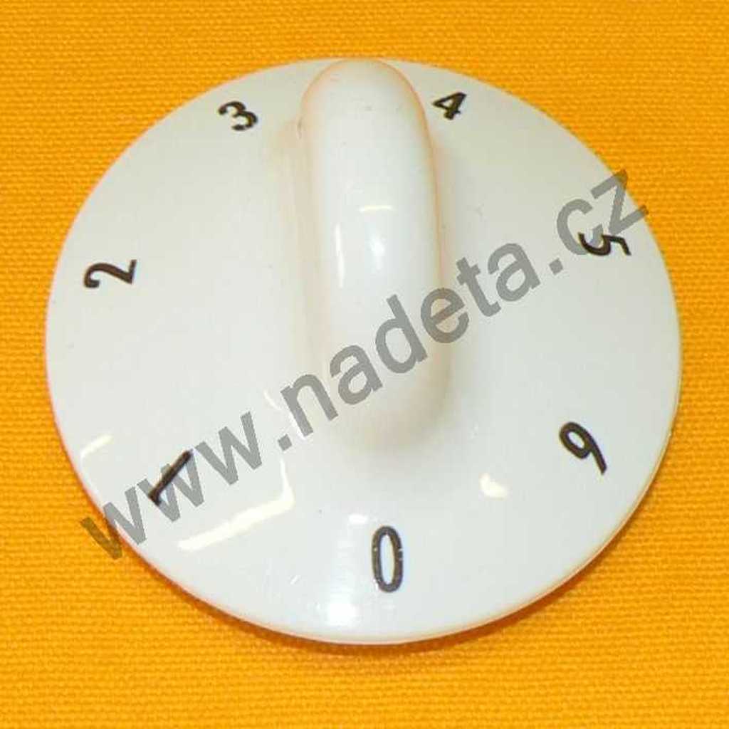 Knoflík bílý přepínače trouby, sporák Gorenje E774W