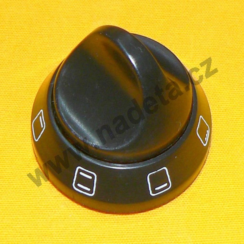 Knoflík černý přepínače multifunkční trouby Gas Eu00, ANKA