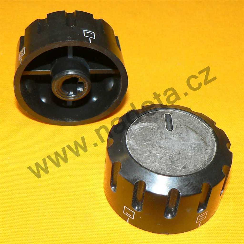 Knoflík černý přepínače trouby, sporák Fiko