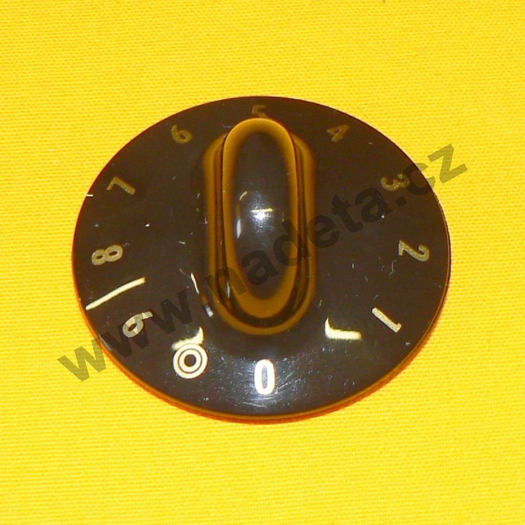 Knoflík hnědý přepínače plotny, sporák Gorenje EC778B ( 639448 )