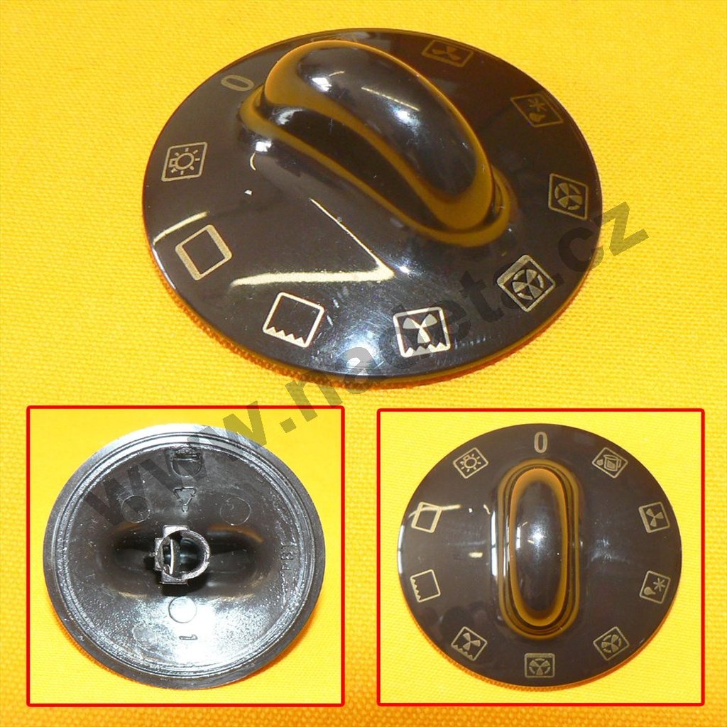 Knoflík hnědý přepínače trouby, sporák Gorenje EC778B