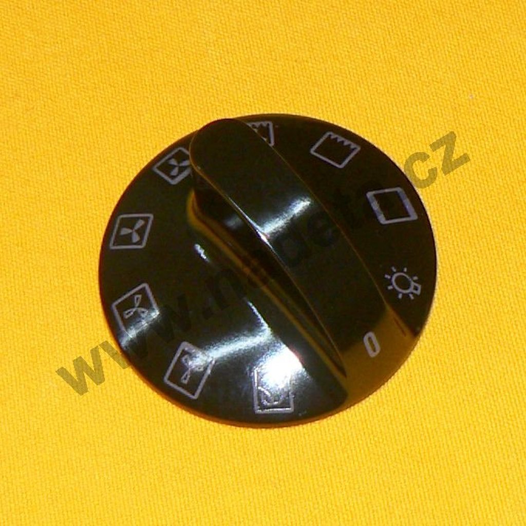 Knoflík hnědý přepínače trouby, sporák Gorenje K743W