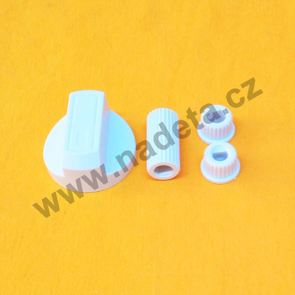 Knoflík ovládací univerzální bílý, sporák 