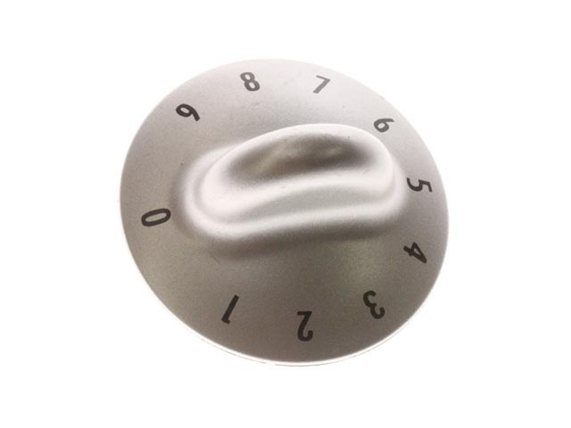 Knoflík stříbrný přepínače plotny, sporák Gorenje 629334, E54V2-E4 NEREZ