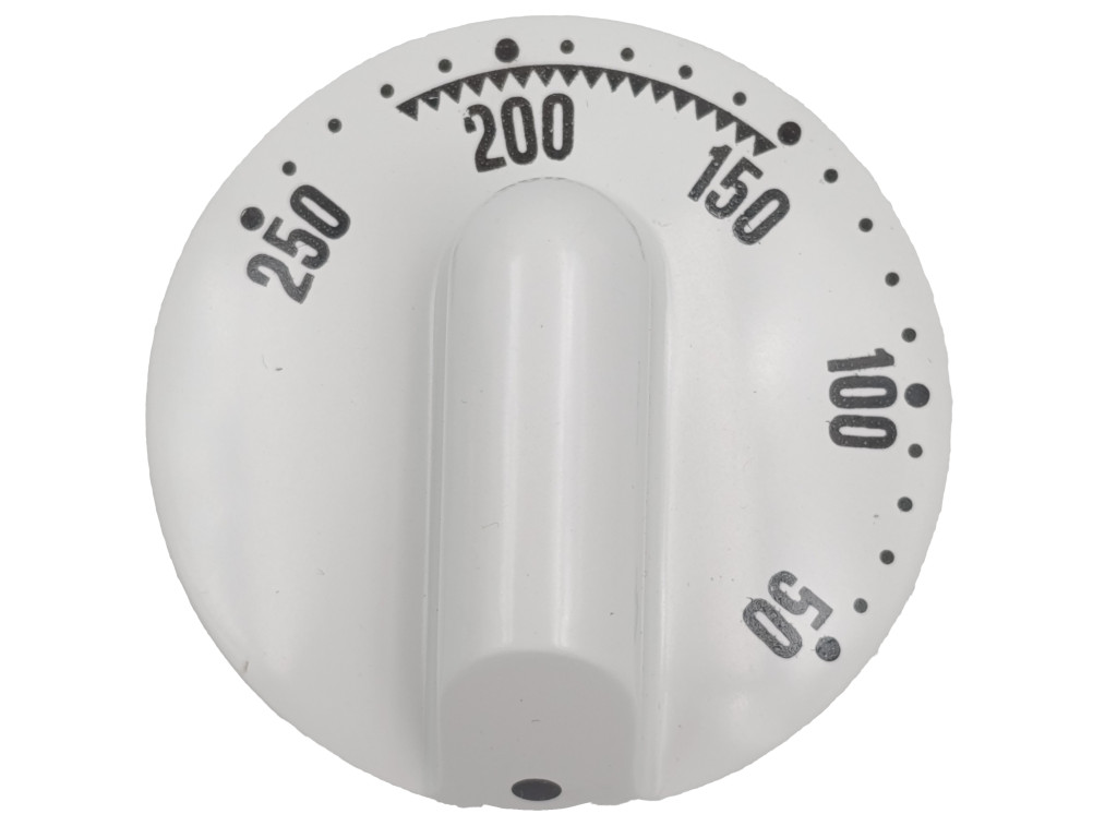 Knoflík termostatu trouby bílý, sporák Gorenje, 523073, 532886