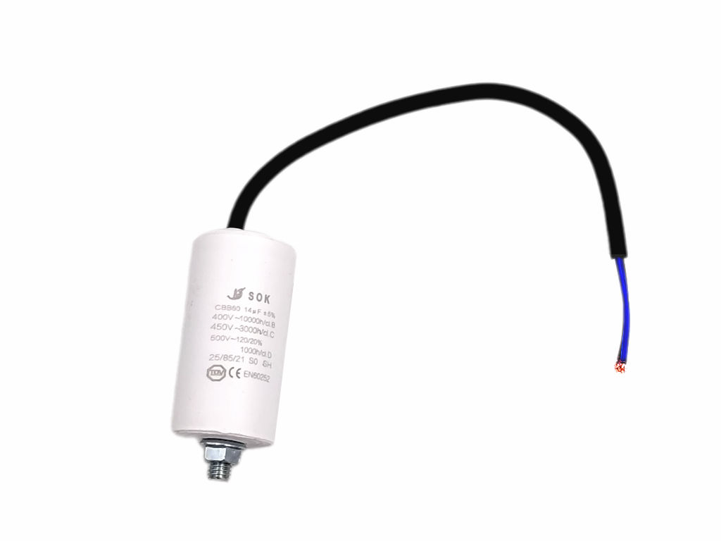Kondenzátor rozběhový 14uF - kabel TC886HS