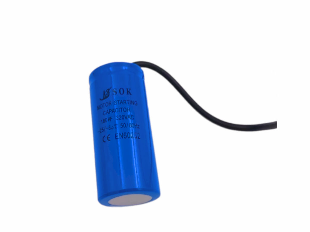 Kondenzátor rozběhový 180uF kabel TC544