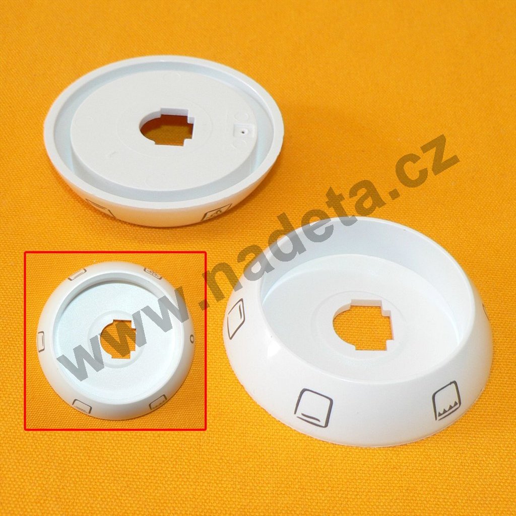 Kroužek bílý knoflíku přepínače trouby, sporák Mora 3430