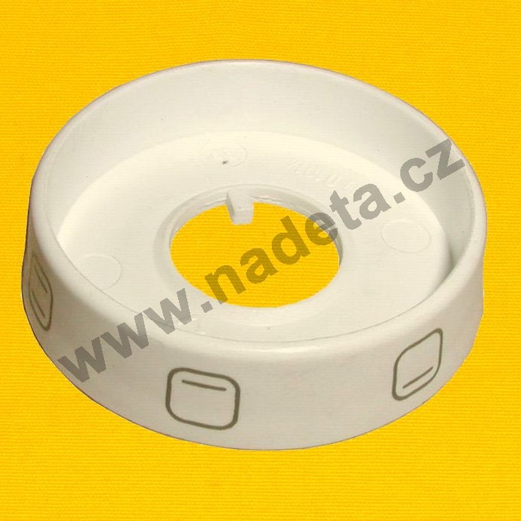 Kroužek bílý přepínače trouby, sporák Mora 2453, 3454
