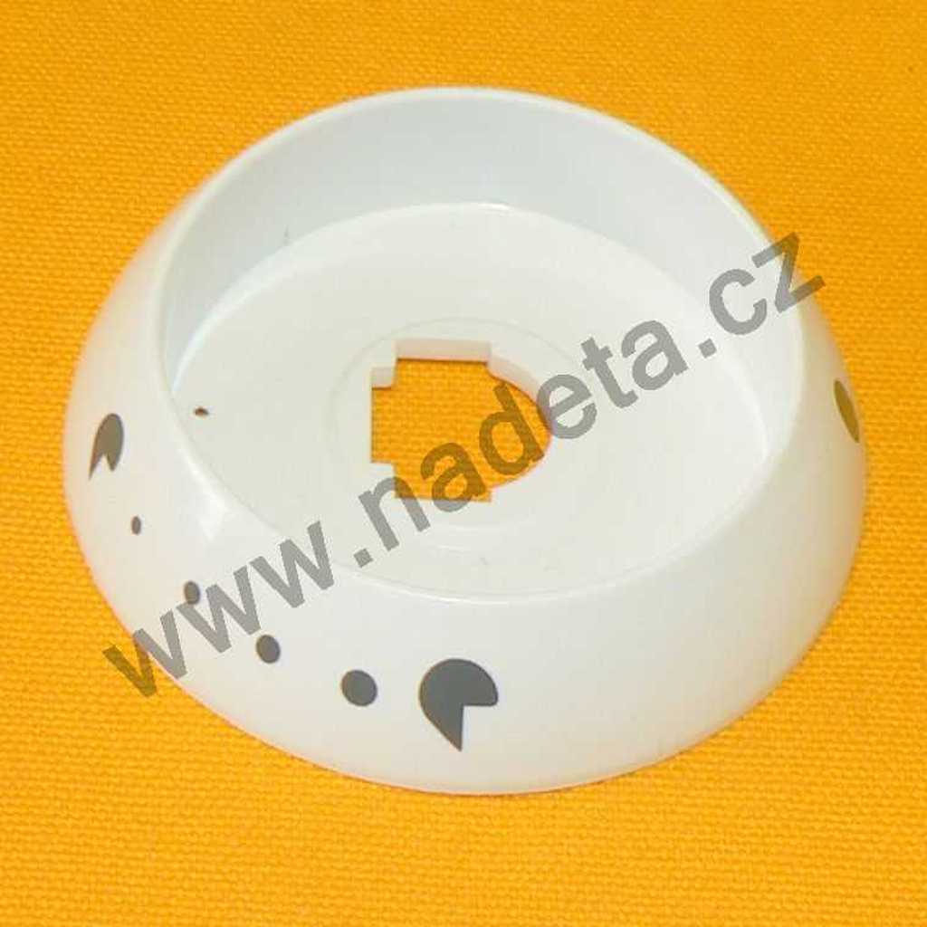 Kroužek hořáku pod knoflik na plynový sporák Mora 1411.1E02, Mora 2425, Gorenje 850928, bílý