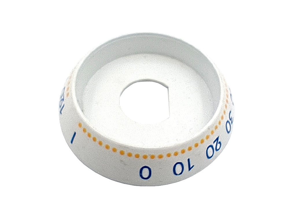 Kroužek knoflíku minutky MORA / GORENJE, 0-120, bílý