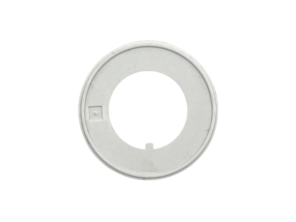 Kroužek přepínače funkcí trouby pod knoflik na sporák Mora 3102, 3171, B 3100, Gorenje 810145, bílý