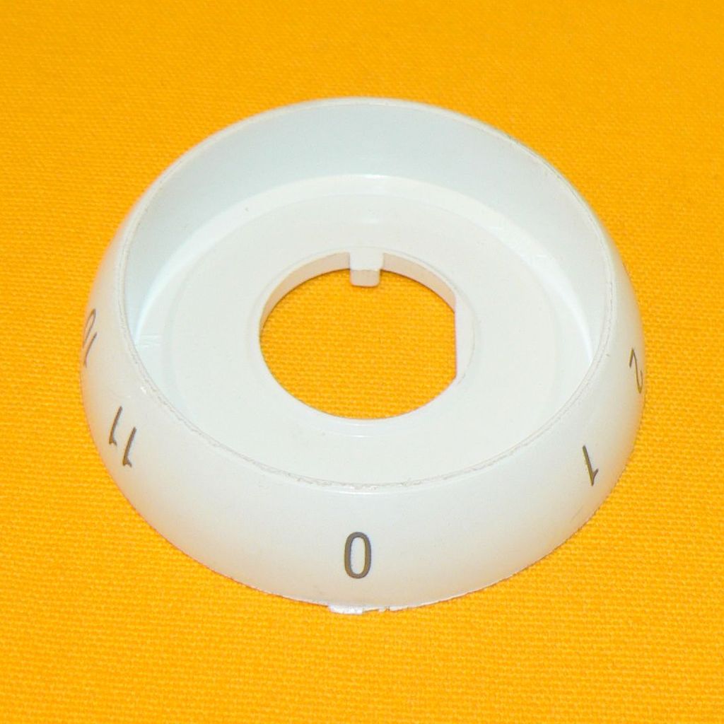 Kroužek přepínače plotny pod knoflik na sporák Mora 3470K, bílý