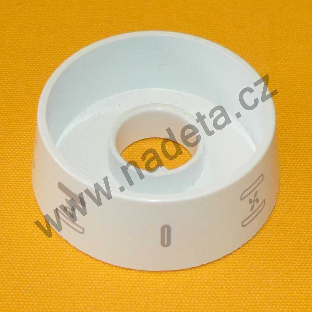 Kroužek přepínače trouby bílý se znaky, sporák Mora 3600