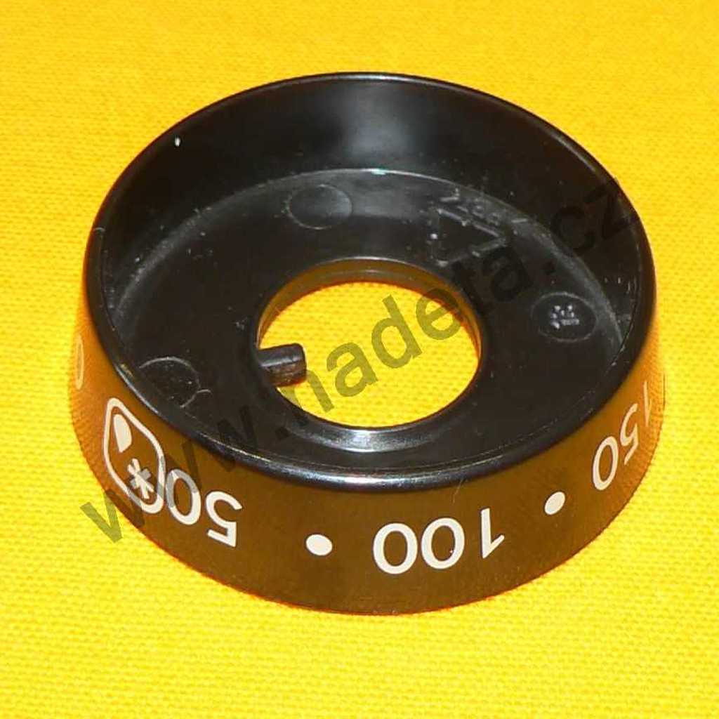 Kroužek termostatu pod knoflik na sporák Mora 2430, 3428, 3471, Gorenje 850250, hnědý 