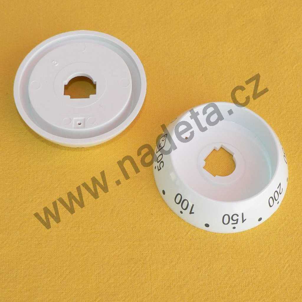 Kroužek termostatu pod knoflik na sporák Mora 3430, 3465, bílý