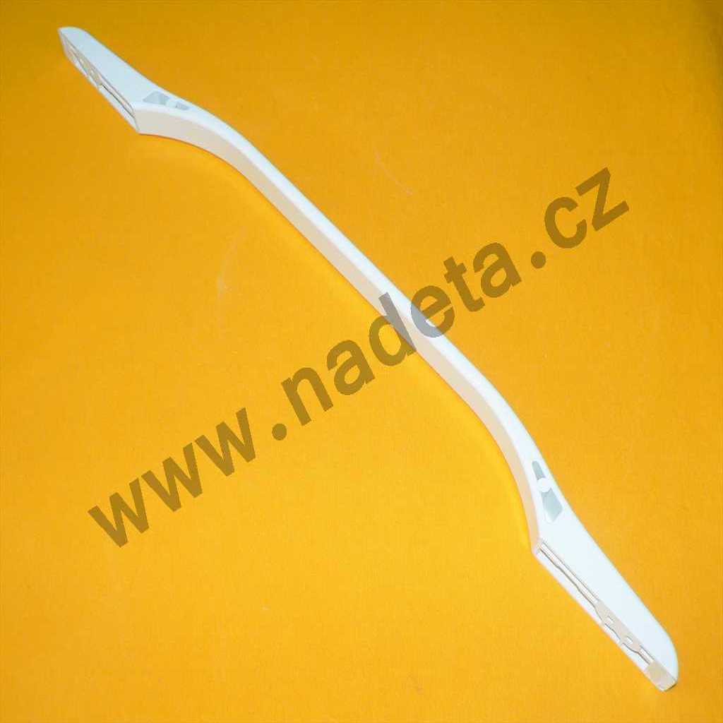 Madlo dveří bílé trouby, sporák Mora, rozteč l=500/528mm, 4 šrouby