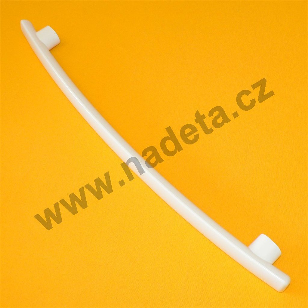 Madlo dvířek trouby bílé, sporík Mora 3376, rozteč 340mm