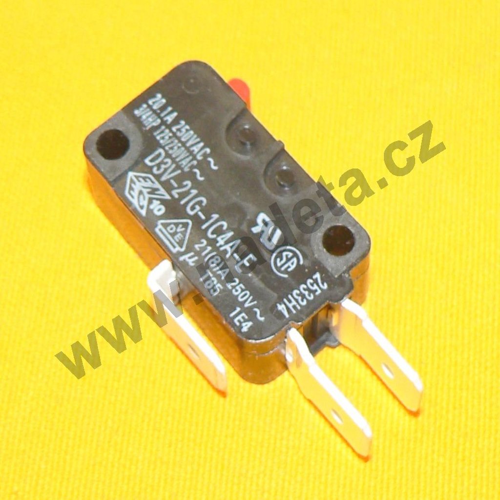 Mikrospínač 3 vývody, 119501210, 0730; ..731 16A ( ETA 9842 51134 )