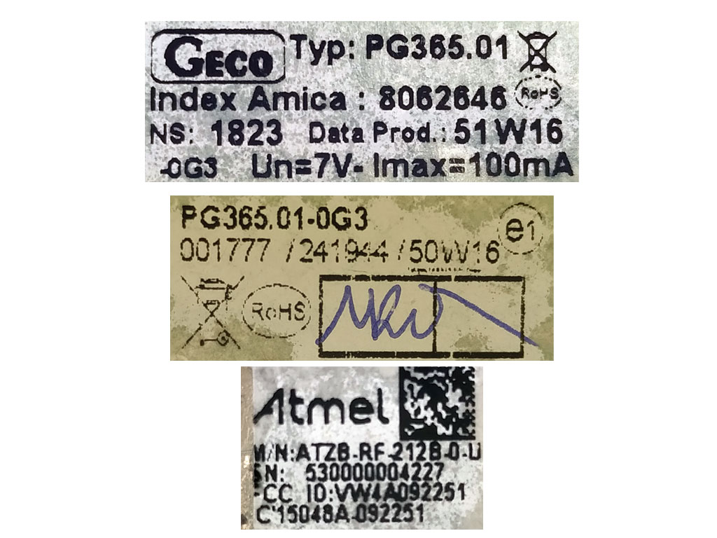 Modul elektroniky ovládání indukční varná deska Amica IN6544ICSTK