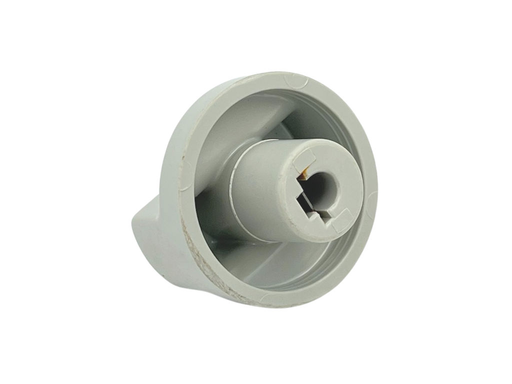 Náhradní knoflík ke sporáku, univerzální ovládací knoflík stříbrný, orientace ukazatele k hřídely - D