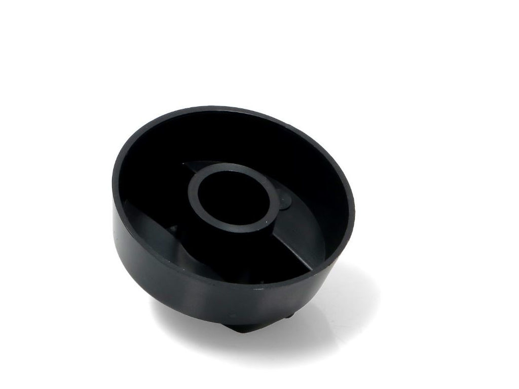 Náhradní knoflíky ke sporáku, univerzální černé - sada 4ks s redukcemi