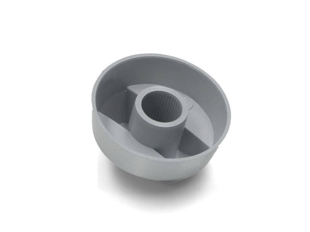 Náhradní knoflíky ke sporáku, univerzální stříbrný - sada 4ks s redukcemi