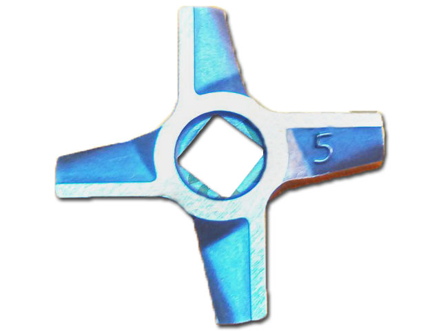 Nůž do mlýnku na maso č.5 oboustranný Bosch, Zelmer 686, 886 Diana