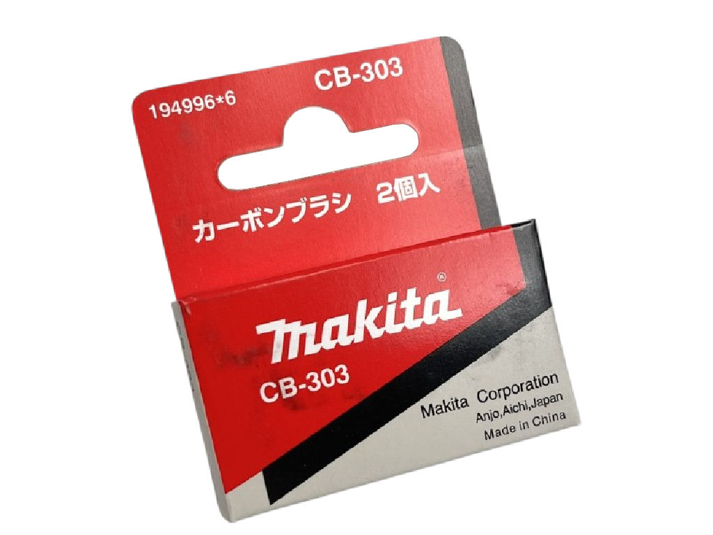 Originální uhlíkové kartáče Makita CB-303 (pár) 5 × 11 × 16.5 mm, 194996-6