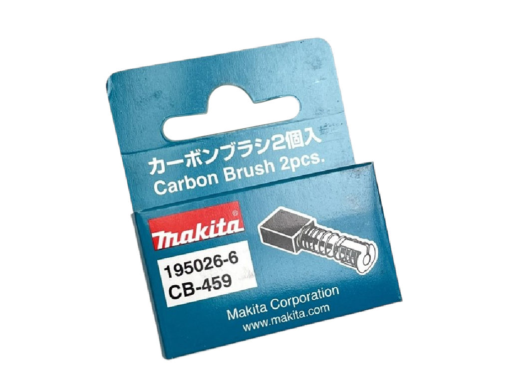 Originální uhlíkové kartáče Makita CB-459 (pár) 6.0 × 9.0 × 13 mm – pro brusky Makita GA4530 / GA5030