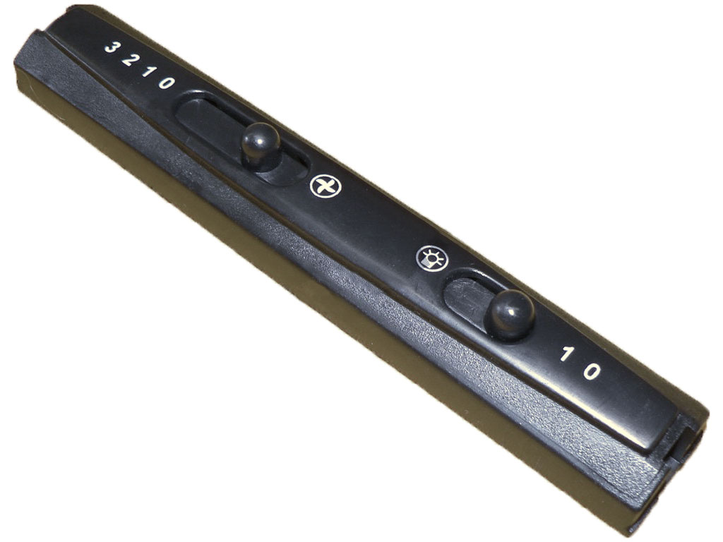 Panel ovládací černý MORA OP510X, OP512X, OP610X, OP612X,  2 šoupátka