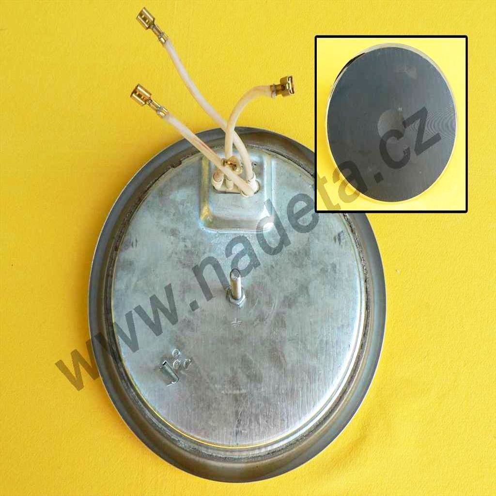 Plotna litinová 180mm 1200W vařič Rukov Rumburk RT180